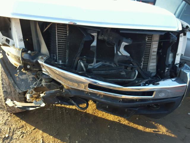 1GCHK59609E129115 - 2009 CHEVROLET SILVERADO WHITE photo 9