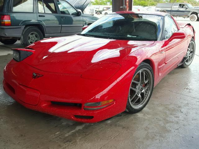 1G1YY22G8Y5117348 - 2000 CHEVROLET CORVETTE RED photo 2