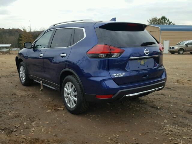 JN8AT2MT4HW145051 - 2017 NISSAN ROGUE S BLUE photo 3