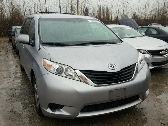 5TDKK3DC3BS063490 - 2011 TOYOTA SIENNA LE SILVER photo 1