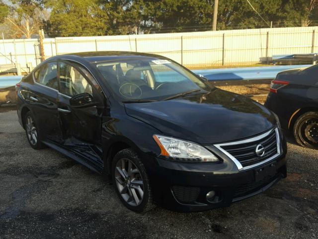 3N1AB7APXDL681136 - 2013 NISSAN SENTRA S BLACK photo 1