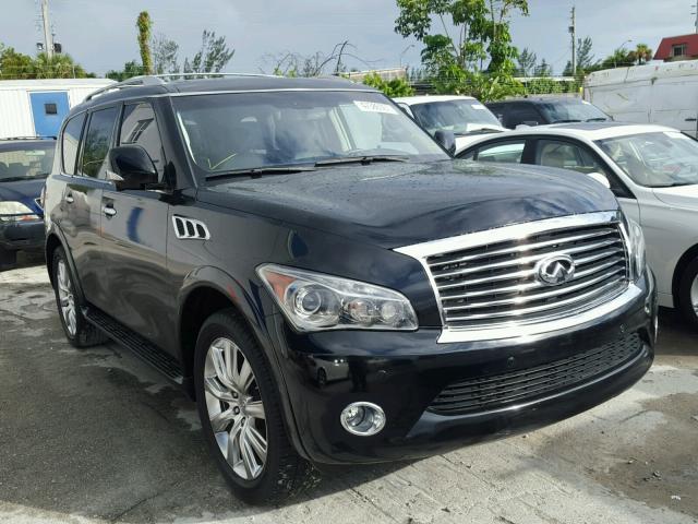 JN8AZ2NE8E9065809 - 2014 INFINITI QX80 BLACK photo 1