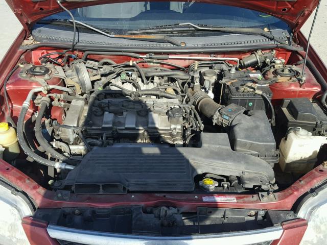 JM1BJ225121586005 - 2002 MAZDA PROTEGE DX RED photo 7