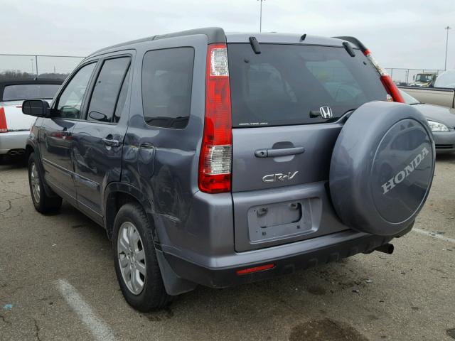 JHLRD78975C007088 - 2005 HONDA CR-V SE GRAY photo 3