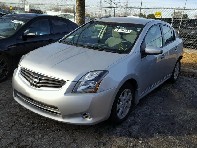 3N1AB6AP7CL737090 - 2012 NISSAN SENTRA 2.0 SILVER photo 2