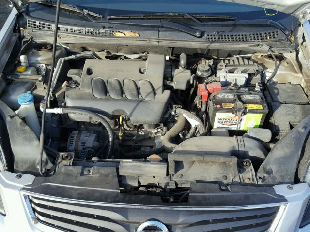 3N1AB6AP7CL737090 - 2012 NISSAN SENTRA 2.0 SILVER photo 7