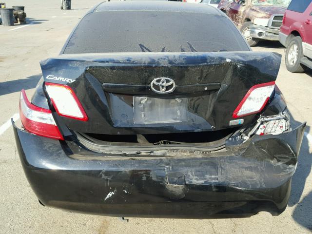 4T1BB46K89U097260 - 2009 TOYOTA CAMRY HYBR BLACK photo 9