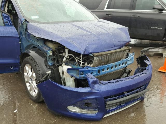 1FMCU9GX0DUD09129 - 2013 FORD ESCAPE SE BLUE photo 9