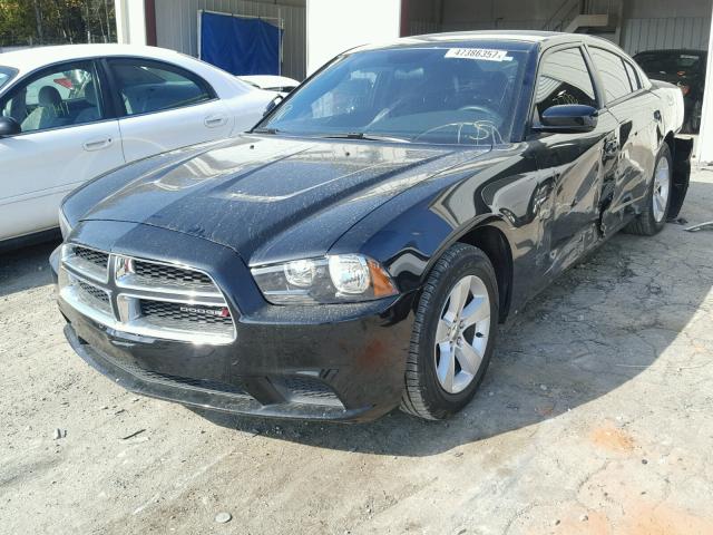 2C3CDXBG4DH554586 - 2013 DODGE CHARGER SE BLACK photo 2