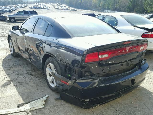 2C3CDXBG4DH554586 - 2013 DODGE CHARGER SE BLACK photo 3