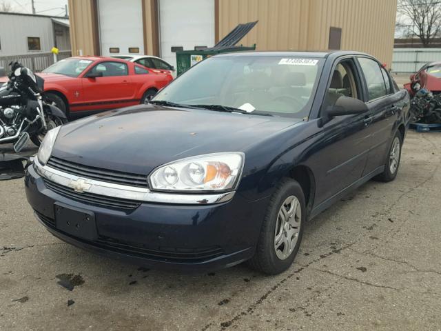 1G1ZS52F64F152943 - 2004 CHEVROLET MALIBU BLUE photo 2