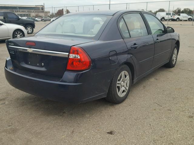 1G1ZS52F64F152943 - 2004 CHEVROLET MALIBU BLUE photo 4