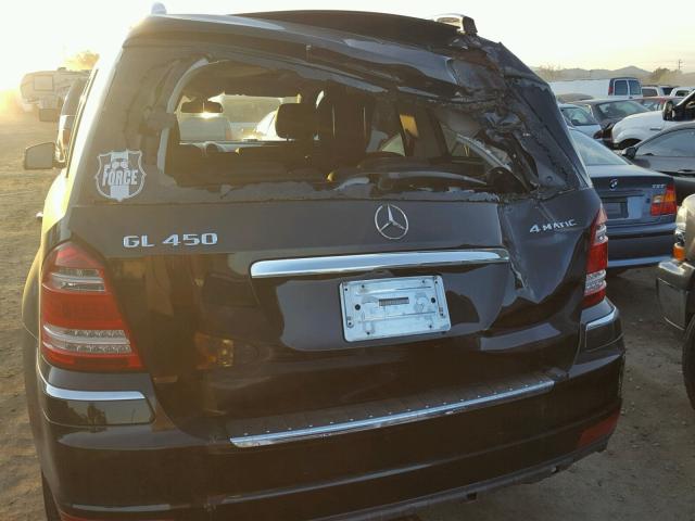 4JGBF7BE0CA802843 - 2012 MERCEDES-BENZ GL 450 4MA BLACK photo 9