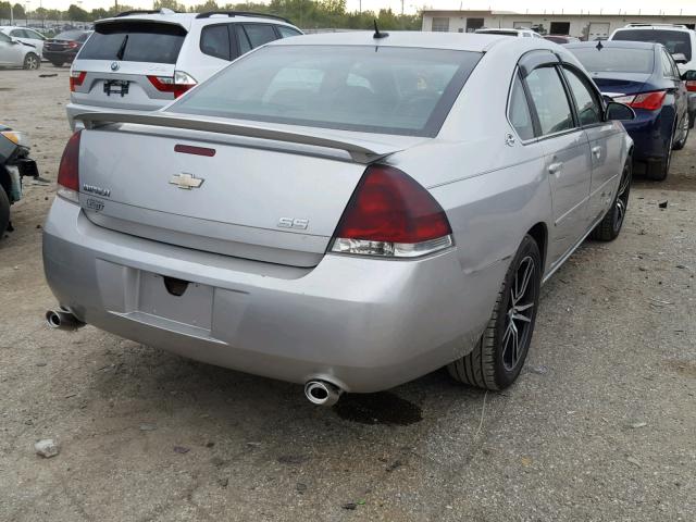 2G1WD58CX69121197 - 2006 CHEVROLET IMPALA SUP ნაცრისფერი ფოტო 4