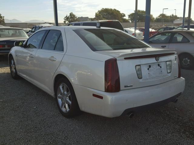 1G6DC67A550172383 - 2005 CADILLAC STS WHITE photo 3