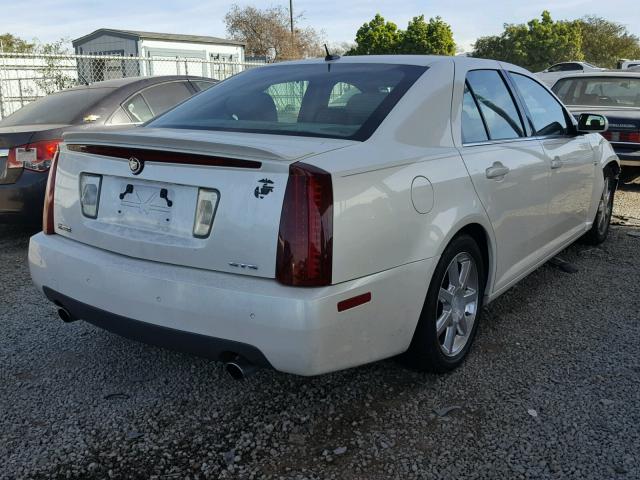 1G6DC67A550172383 - 2005 CADILLAC STS WHITE photo 4