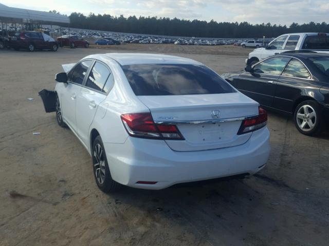 19XFB2F96DE217040 - 2013 HONDA CIVIC EXL WHITE photo 3