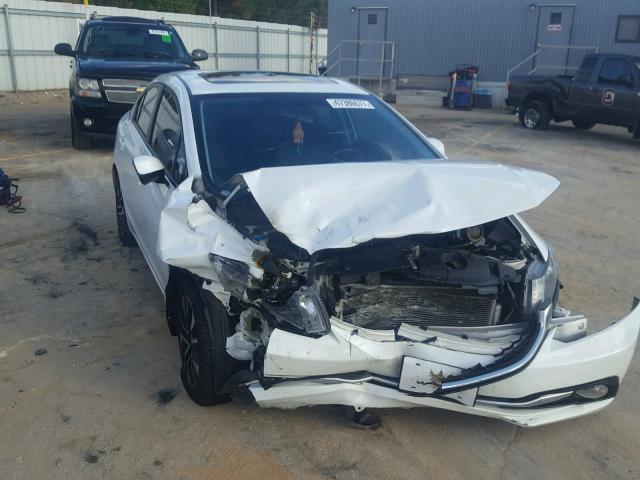 19XFB2F96DE217040 - 2013 HONDA CIVIC EXL WHITE photo 9