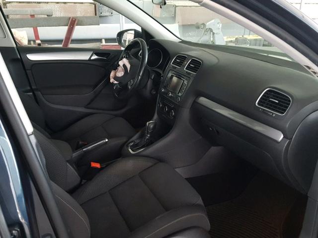 WVWDM7AJ5DW018907 - 2013 VOLKSWAGEN GOLF BLUE photo 5