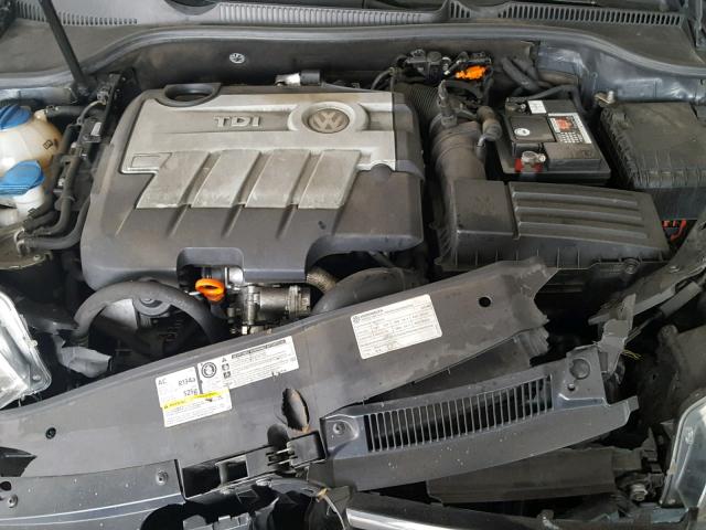 WVWDM7AJ5DW018907 - 2013 VOLKSWAGEN GOLF BLUE photo 7