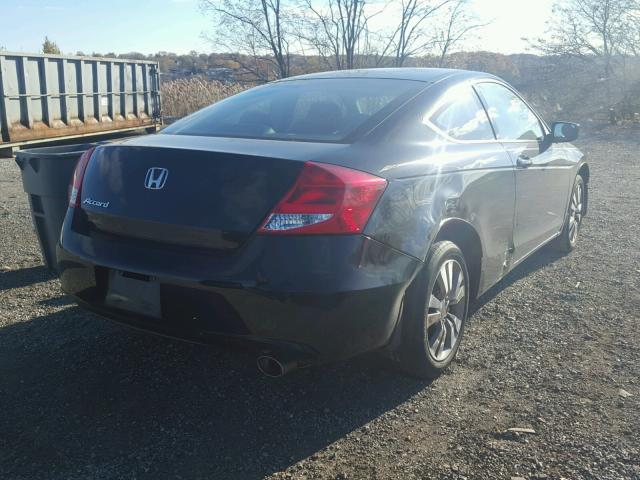 1HGCS1B38CA021456 - 2012 HONDA ACCORD LX BLACK photo 4