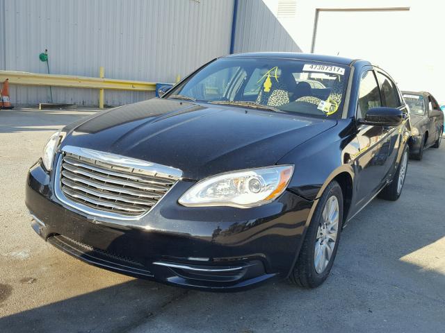 1C3CCBAB5EN141001 - 2014 CHRYSLER 200 LX BLACK photo 2