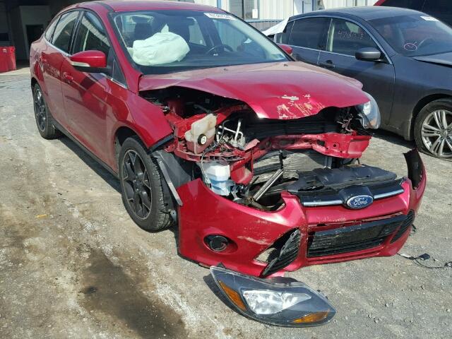 1FAHP3J23CL298911 - 2012 FORD FOCUS TITA RED photo 1