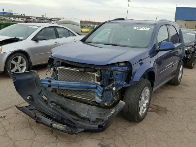 2CNDL63F096227426 - 2009 CHEVROLET EQUINOX LT BLUE photo 2