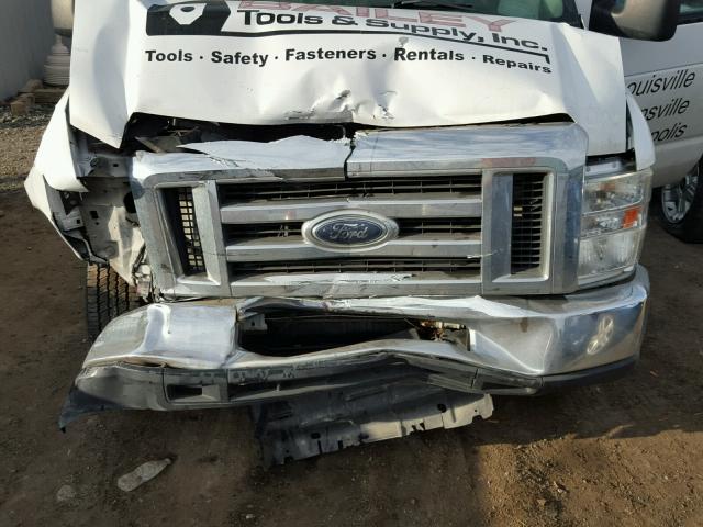 1FTNE24W59DA35835 - 2009 FORD ECONOLINE WHITE photo 7