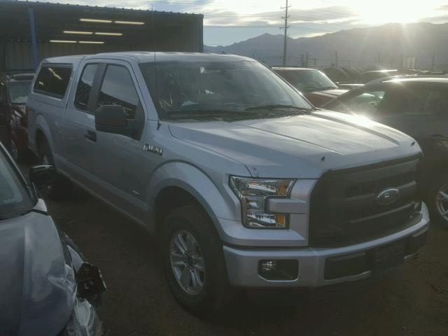 1FTEX1EP4GKD44068 - 2016 FORD F150 SUPER SILVER photo 1