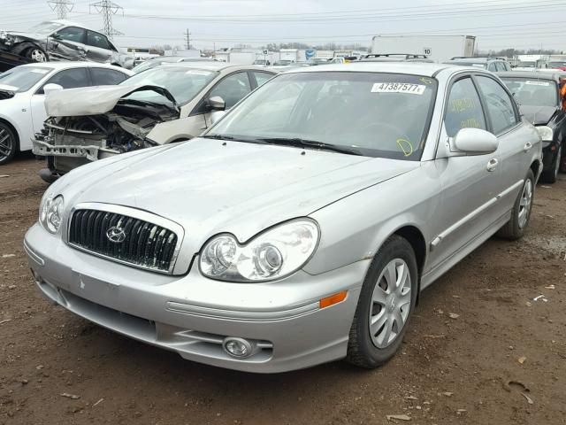 KMHWF25SX5A192958 - 2005 HYUNDAI SONATA GL SILVER photo 2