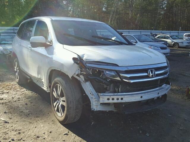 5FNYF6H33GB026624 - 2016 HONDA PILOT EX WHITE photo 1