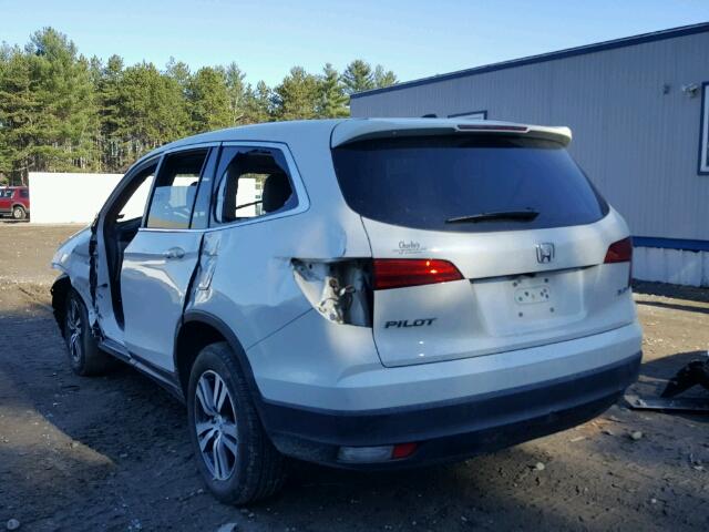 5FNYF6H33GB026624 - 2016 HONDA PILOT EX WHITE photo 3