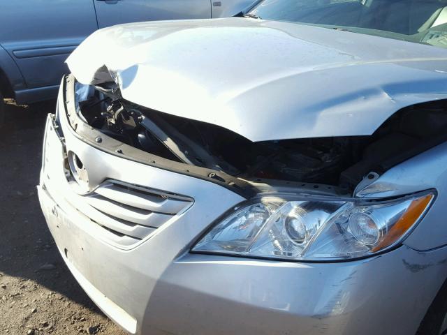 4T1BE46K07U638080 - 2007 TOYOTA CAMRY NEW SILVER photo 9