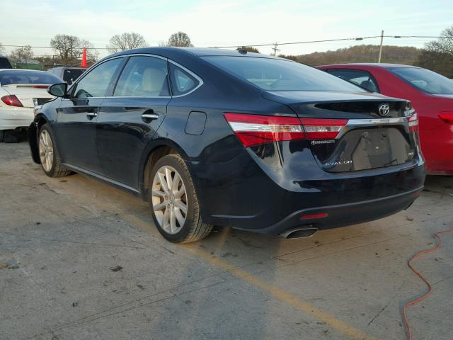 4T1BK1EB1DU023364 - 2013 TOYOTA AVALON BAS BLACK photo 3