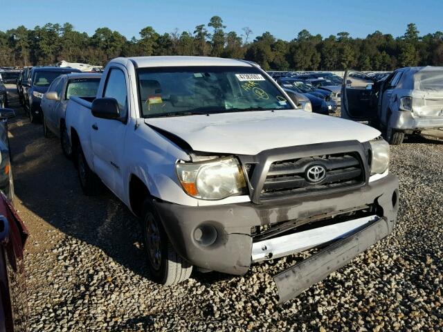 5TENX22N68Z532726 - 2008 TOYOTA TACOMA WHITE photo 1