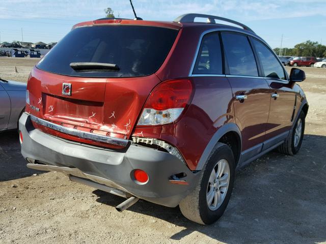 3GSCL33P88S690717 - 2008 SATURN VUE XE RED photo 4