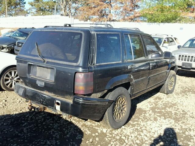 1J4GZ78Y7SC609749 - 1995 JEEP GRAND CHER BLACK photo 4