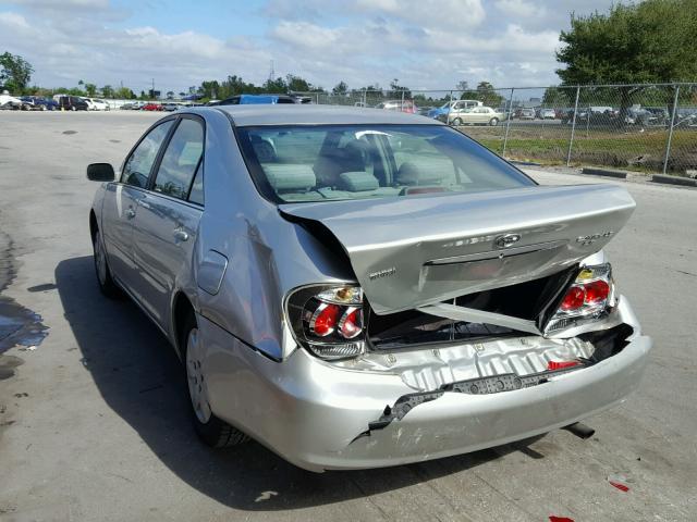 4T1BE32K65U529023 - 2005 TOYOTA CAMRY LE SILVER photo 3