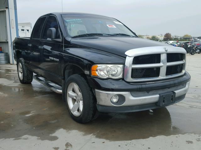 1D7HU18D55J564304 - 2005 DODGE RAM 1500 S BLACK photo 1