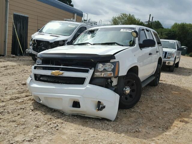 1GNLC2E02CR185345 - 2012 CHEVROLET TAHOE POLI WHITE photo 2