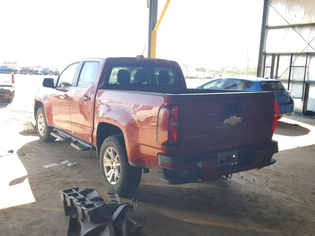 1GCGSCE37G1229812 - 2016 CHEVROLET COLORADO L RED photo 3