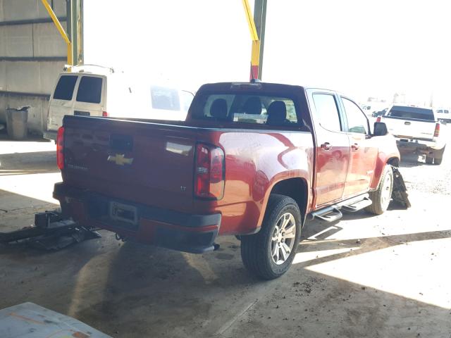1GCGSCE37G1229812 - 2016 CHEVROLET COLORADO L RED photo 4