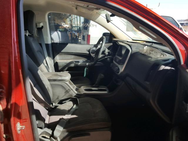 1GCGSCE37G1229812 - 2016 CHEVROLET COLORADO L RED photo 5