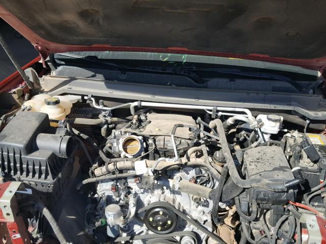 1GCGSCE37G1229812 - 2016 CHEVROLET COLORADO L RED photo 7