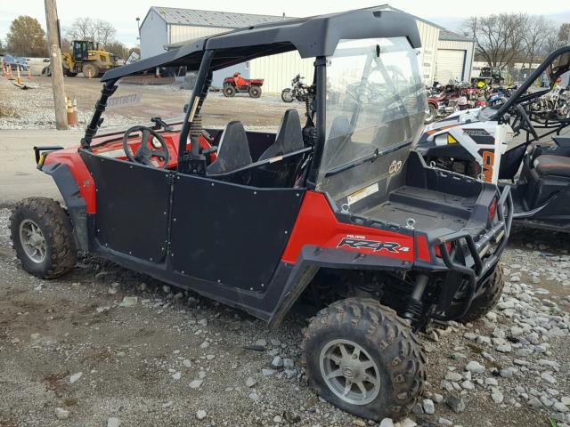 4XAXE76A7DB603490 - 2013 POLARIS RZR 4 800 RED photo 3