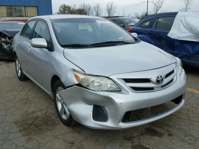 2T1BU4EE3BC731457 - 2011 TOYOTA COROLLA BA SILVER photo 1