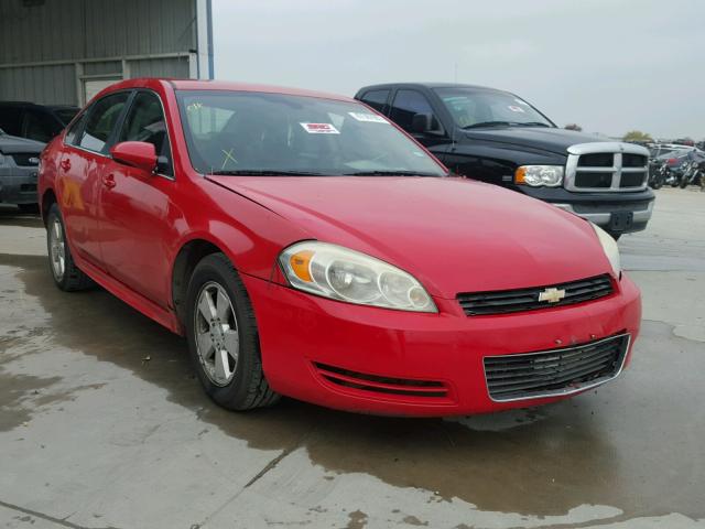 2G1WT57K391139281 - 2009 CHEVROLET IMPALA 1LT RED photo 1