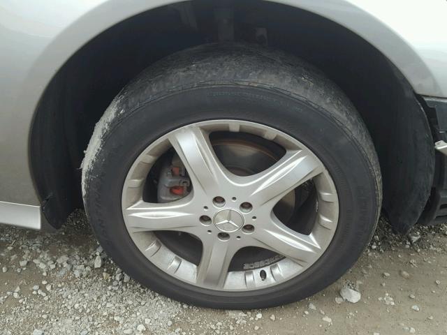 4JGCB75E86A002405 - 2006 MERCEDES-BENZ R 500 SILVER photo 9