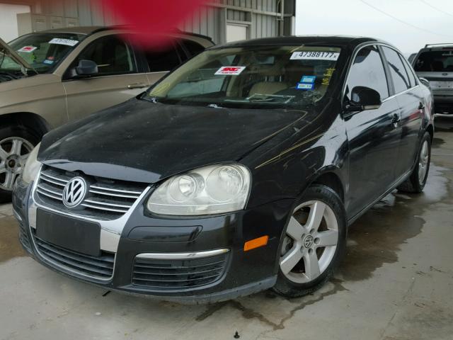 3VWRM71K78M013810 - 2008 VOLKSWAGEN JETTA SE BLACK photo 2